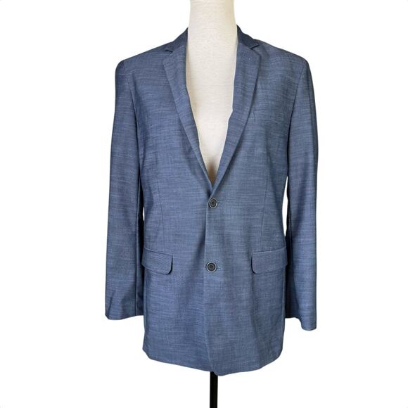 Calvin Klein Big Boy 20 Blue Two Button Blazer Sports Jacket Dinner Jacket - Picture 1 of 13